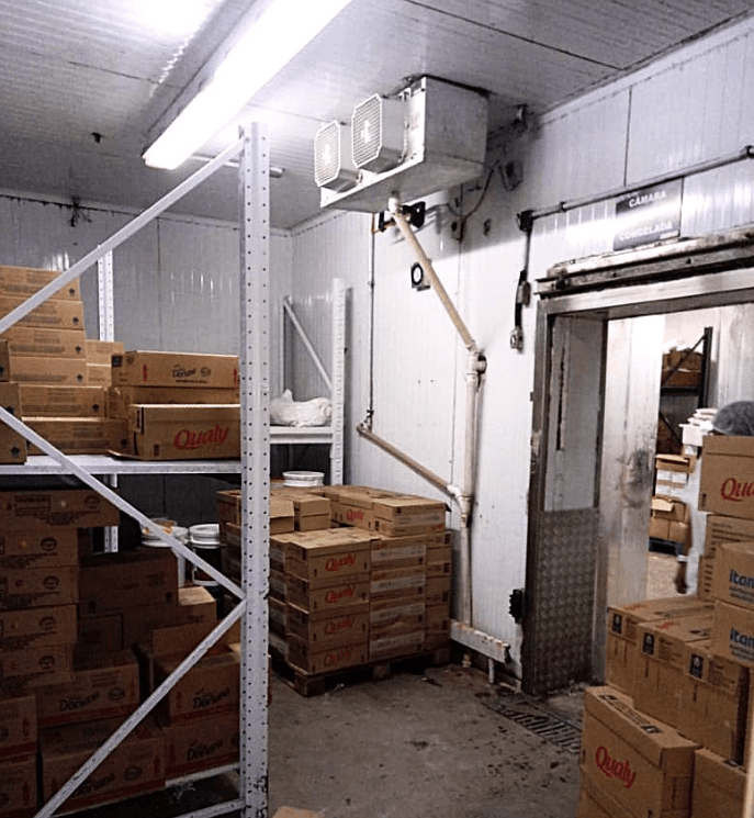 Câmara frigorífica industrial