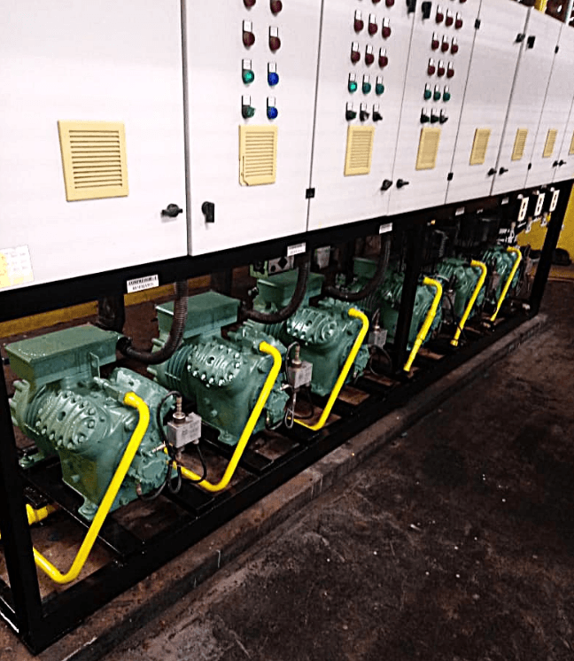 Reforma em Rack de Compressores - equipamentos